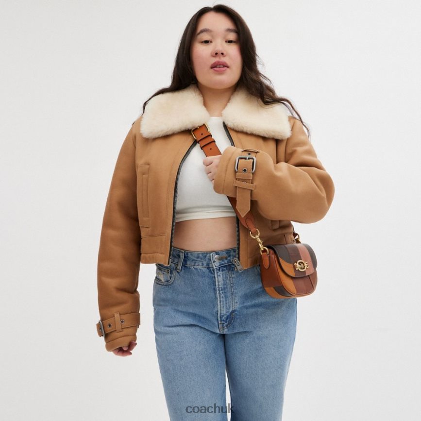 Coach Women HARLEY SHOULDER BAG 23 IN PATCHWORK B4/Multi D0DL4425