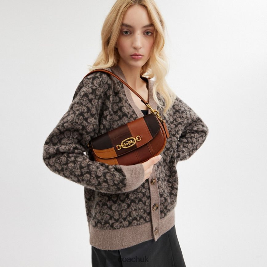 Coach Women HARLEY SHOULDER BAG 23 IN PATCHWORK B4/Multi D0DL4425