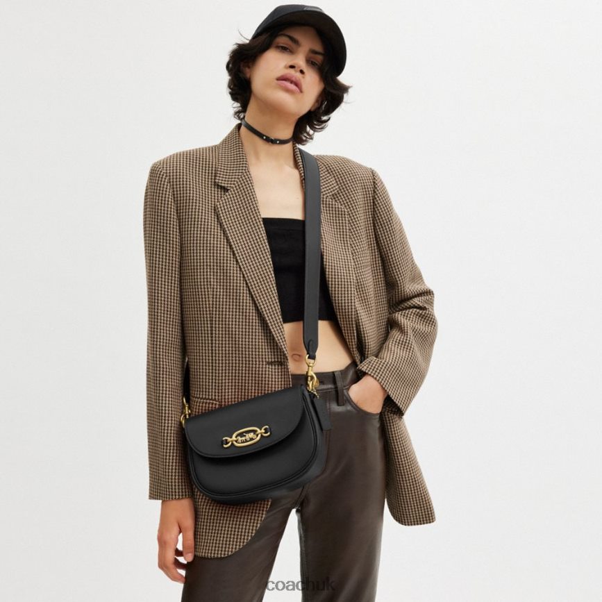 Coach Women HARLEY SHOULDER BAG B4/BLACK D0DL4430