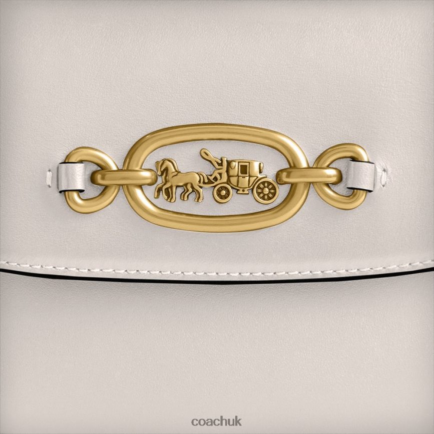 Coach Women HARLEY SHOULDER BAG B4/CHALK D0DL4428