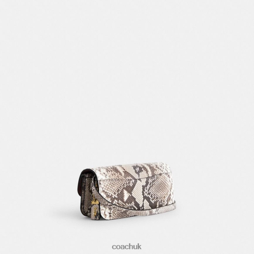 Coach Women IDOL BAG 23 IN PYTHON B4/CHALK D0DL4444