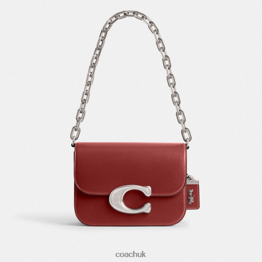 Coach Women IDOL BAG LH/Enamel Red D0DL4451