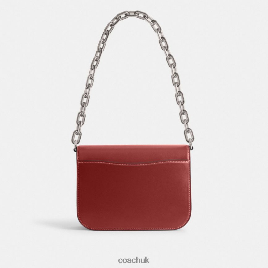 Coach Women IDOL BAG LH/Enamel Red D0DL4451