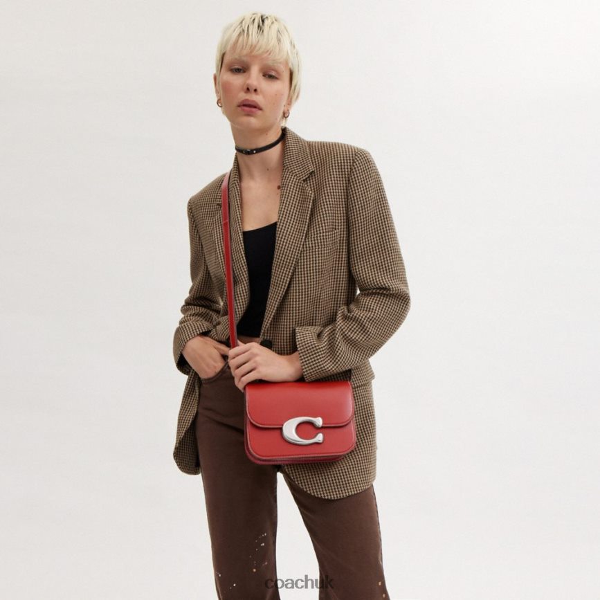 Coach Women IDOL BAG LH/Enamel Red D0DL4451