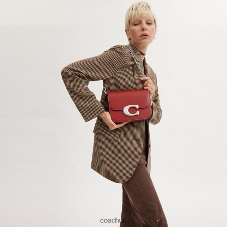 Coach Women IDOL BAG LH/Enamel Red D0DL4451