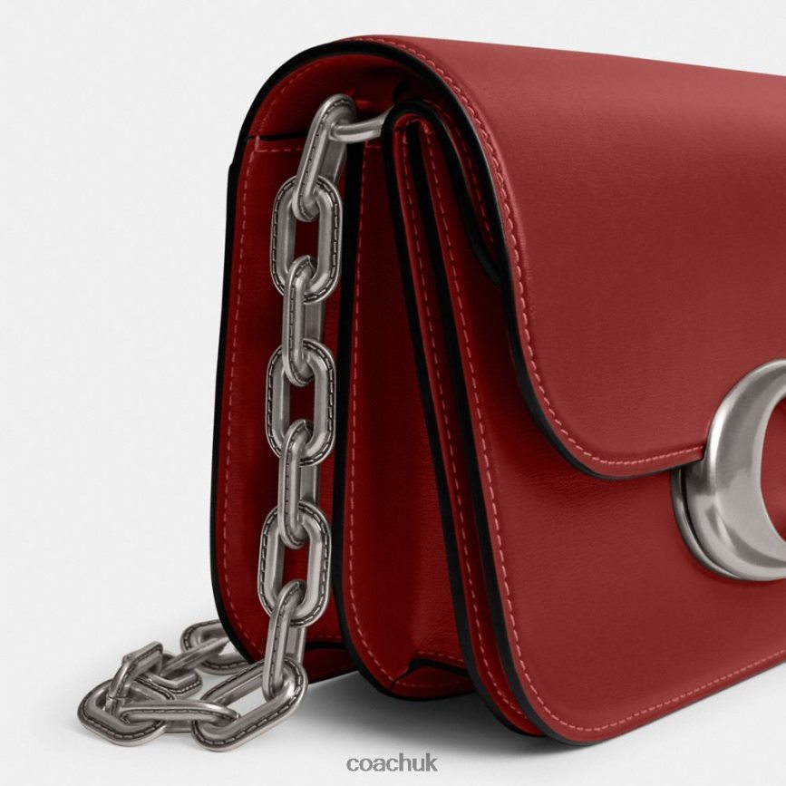 Coach Women IDOL BAG LH/Enamel Red D0DL4451