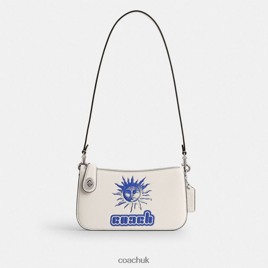 Coach Women THE LIL NAS X DROP PENN SHOULDER BAG LH/Isolated Sun Chalk D0DL4463