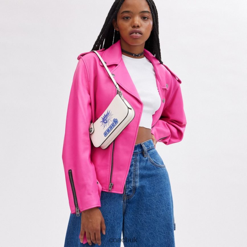 Coach Women THE LIL NAS X DROP PENN SHOULDER BAG LH/Isolated Sun Chalk D0DL4463