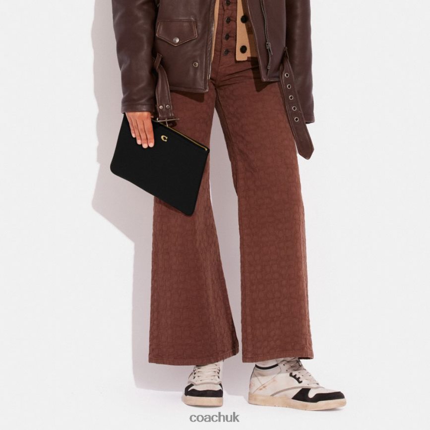 Coach Women POUCH 28 B4/BLACK D0DL44314