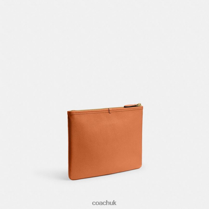 Coach Women POUCH 28 B4/Faded Orange D0DL44317