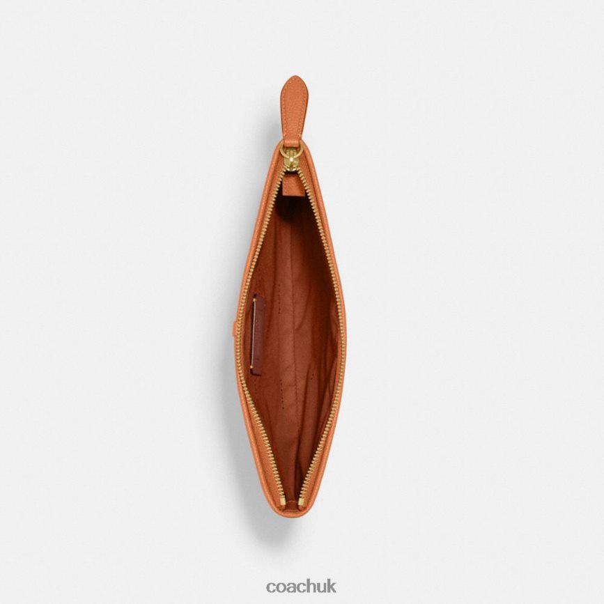 Coach Women POUCH 28 B4/Faded Orange D0DL44317