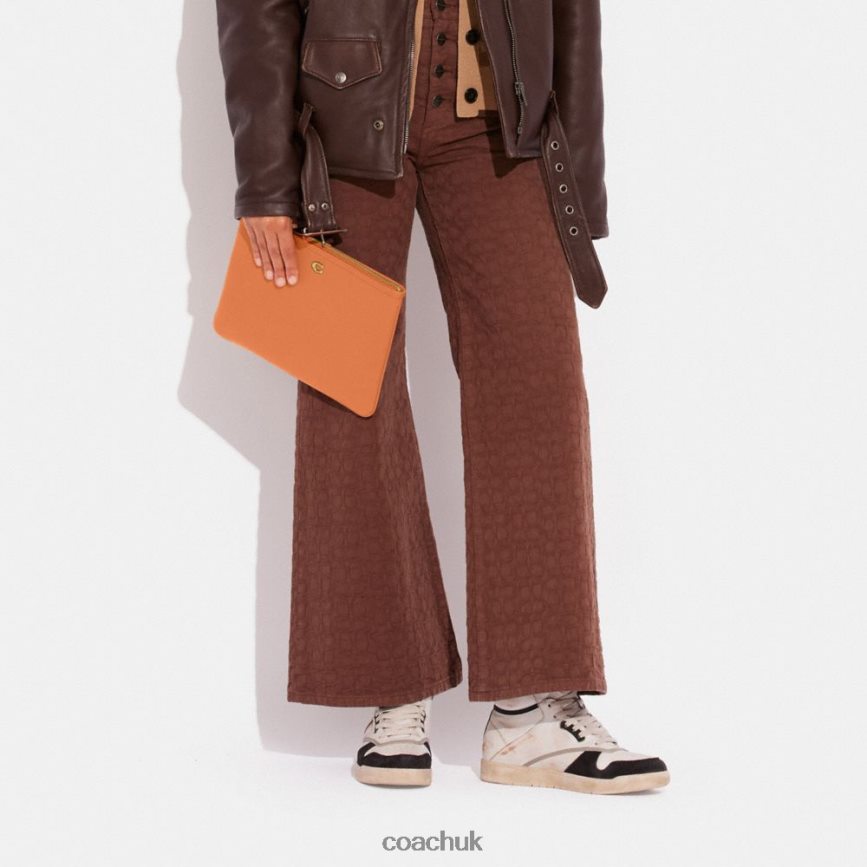 Coach Women POUCH 28 B4/Faded Orange D0DL44317