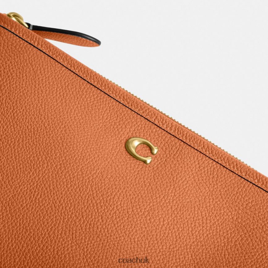 Coach Women POUCH 28 B4/Faded Orange D0DL44317