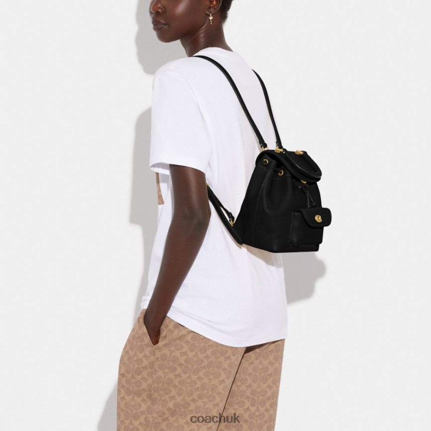 Coach Women RIYA BACKPACK 21 B4/BLACK D0DL4460