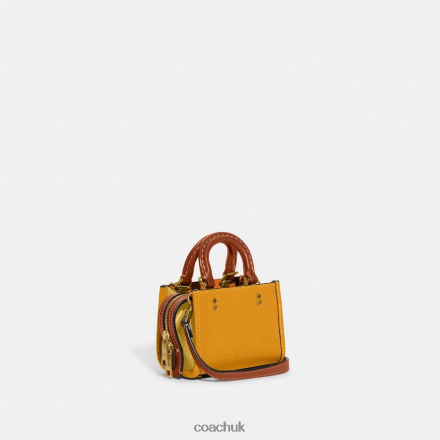 Coach Women ROGUE 12 IN COLORBLOCK REGENERATIVE LEATHER B4/Buttercup Multi D0DL4496