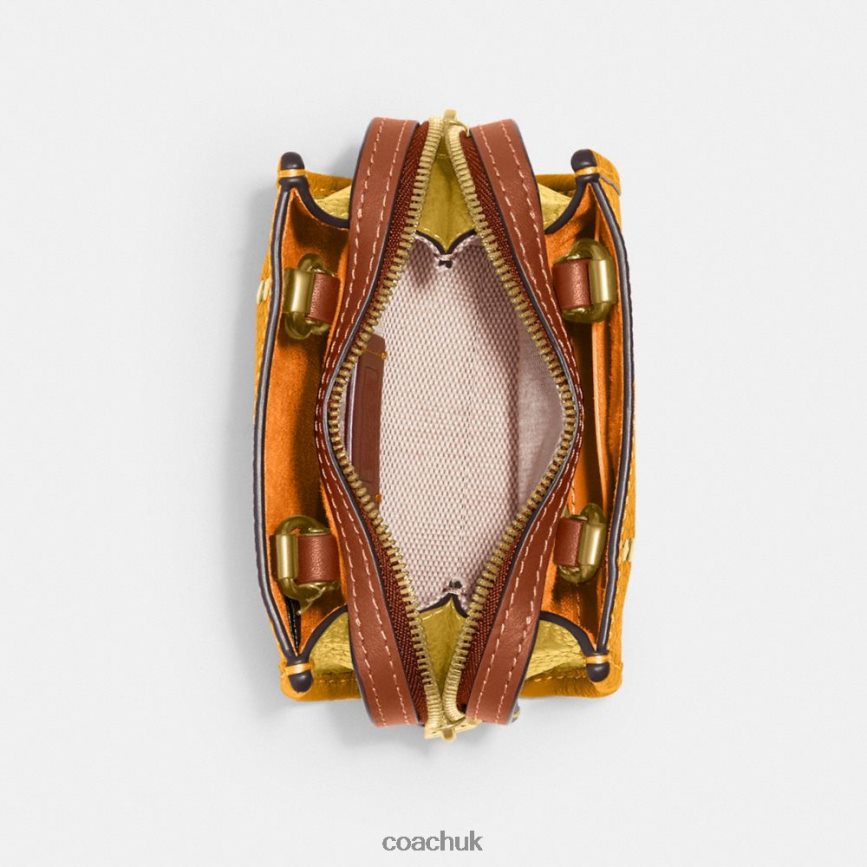 Coach Women ROGUE 12 IN COLORBLOCK REGENERATIVE LEATHER B4/Buttercup Multi D0DL4496