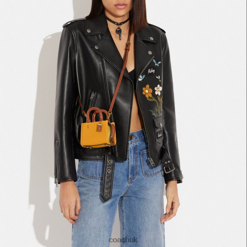 Coach Women ROGUE 12 IN COLORBLOCK REGENERATIVE LEATHER B4/Buttercup Multi D0DL4496