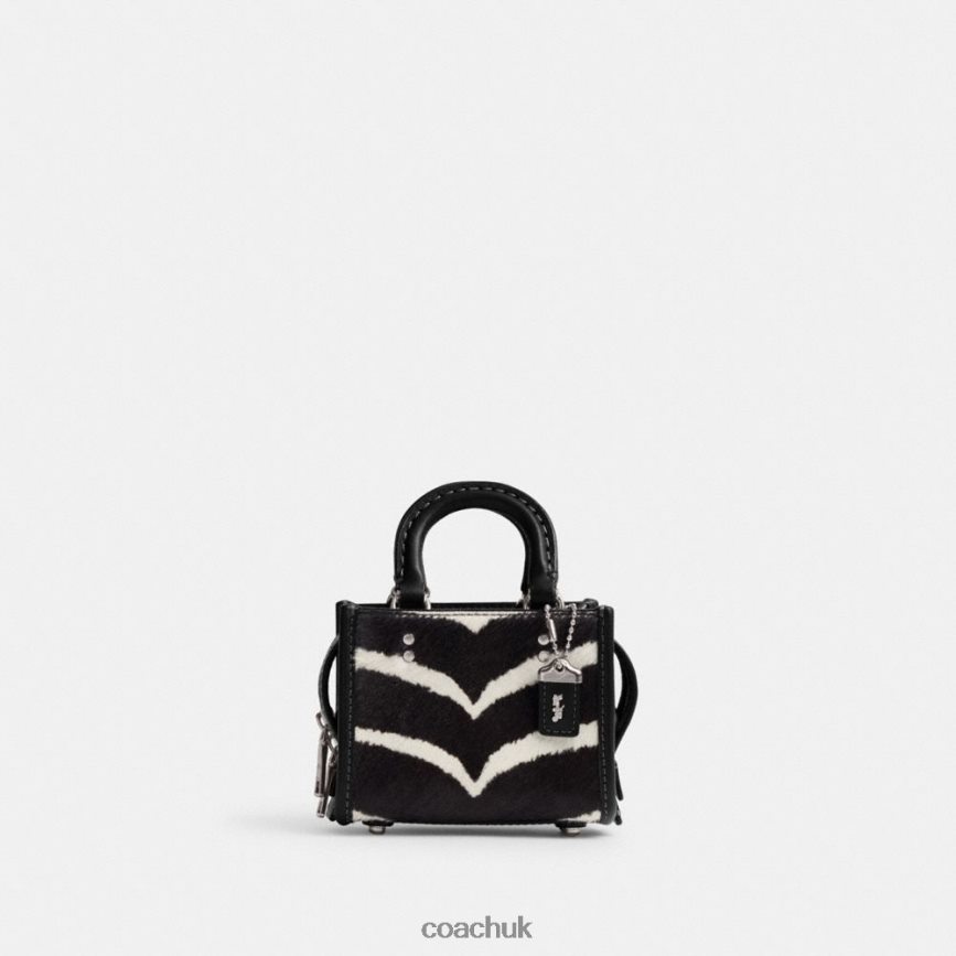 Coach Women ROGUE 12 WITH ZEBRA PRINT LH/Zebra D0DL4492