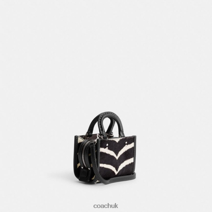 Coach Women ROGUE 12 WITH ZEBRA PRINT LH/Zebra D0DL4492