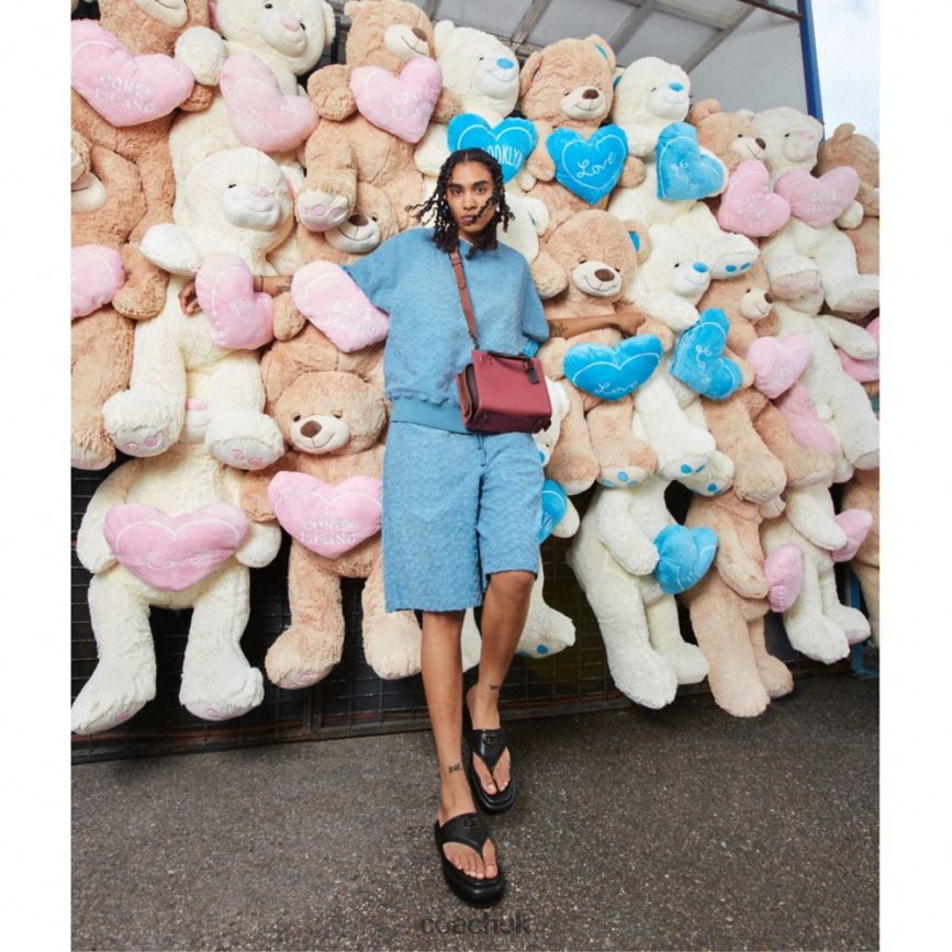 Coach Women ROGUE 20 IN COLORBLOCK REGENERATIVE LEATHER V5/Rouge Multi D0DL4484