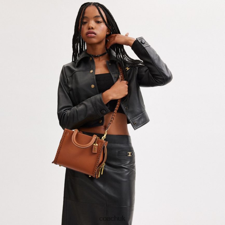 Coach Women ROGUE 20 WITH BRAID B4/Burnished Amber D0DL4477