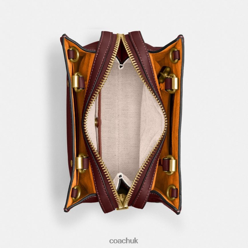 Coach Women ROGUE 20 WITH BRAID B4/WINE D0DL4480