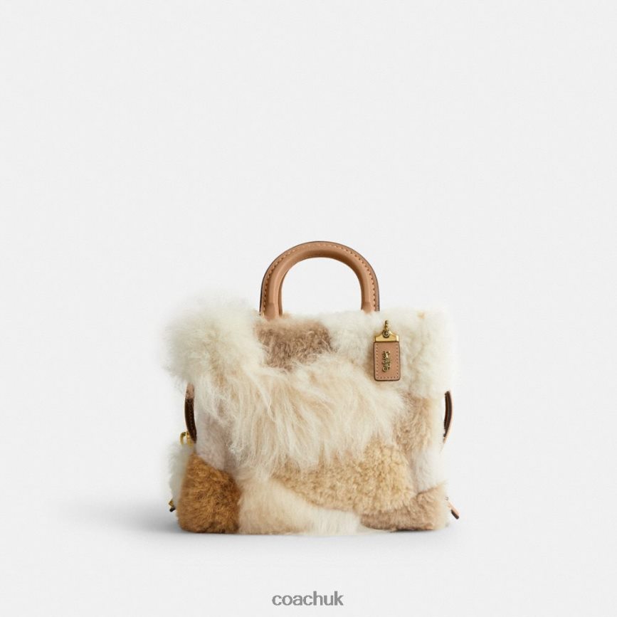 Coach Women ROGUE 20 WITH PATCHWORK B4/NATURAL MULTI D0DL4487