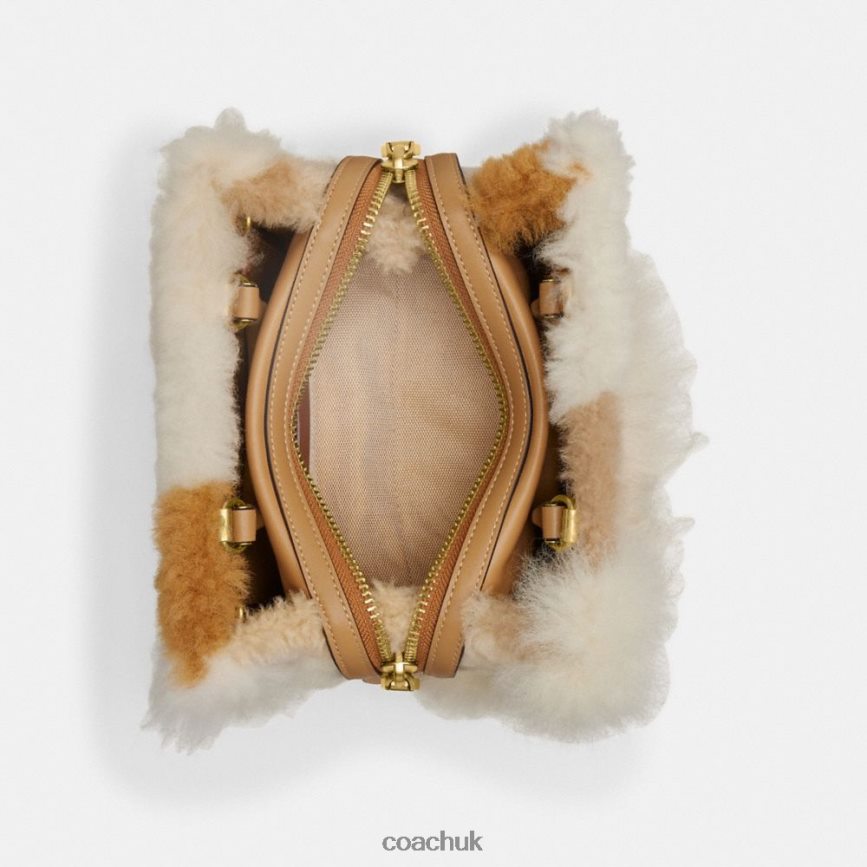 Coach Women ROGUE 20 WITH PATCHWORK B4/NATURAL MULTI D0DL4487