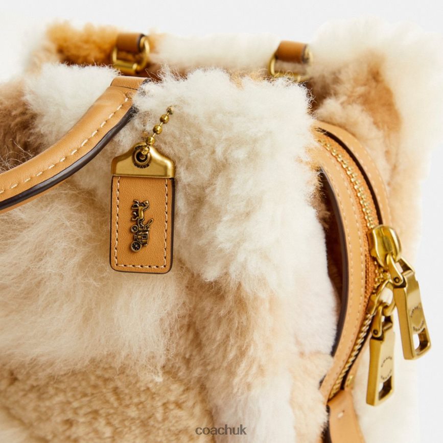 Coach Women ROGUE 20 WITH PATCHWORK B4/NATURAL MULTI D0DL4487