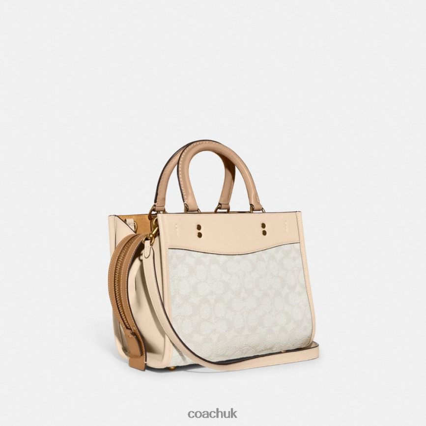Coach Women ROGUE 25 IN SIGNATURE TEXTILE JACQUARD B4/Chalk Ivory Multi D0DL4479