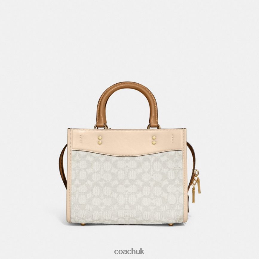 Coach Women ROGUE 25 IN SIGNATURE TEXTILE JACQUARD B4/Chalk Ivory Multi D0DL4479
