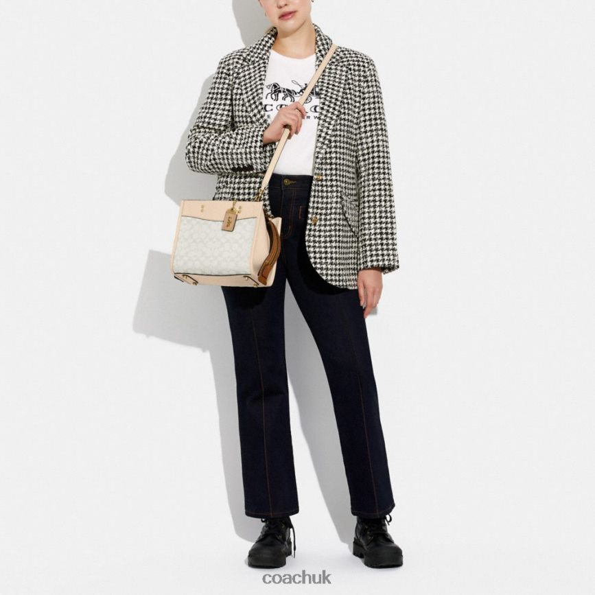 Coach Women ROGUE 25 IN SIGNATURE TEXTILE JACQUARD B4/Chalk Ivory Multi D0DL4479