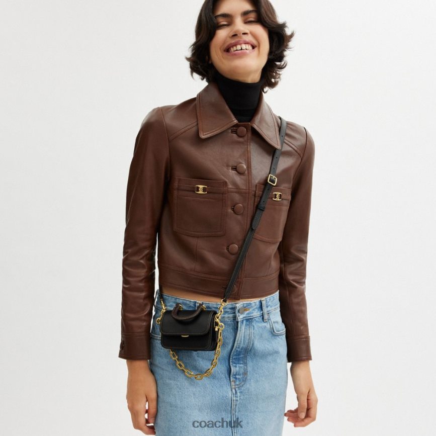 Coach Women ROGUE TOP HANDLE 12 IN COLORBLOCK B4/BLACK MULTI D0DL4491