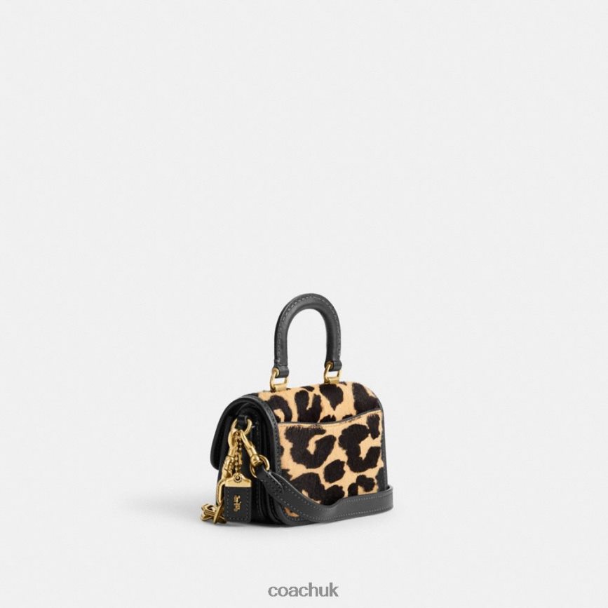 Coach Women ROGUE TOP HANDLE 12 WITH LEOPARD PRINT B4/Leopard D0DL4493