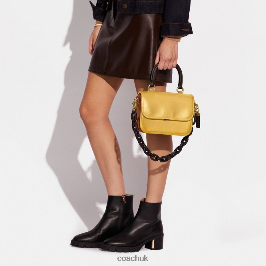 Coach Women ROGUE TOP HANDLE IN COLORBLOCK B4/Hay Multi D0DL4488