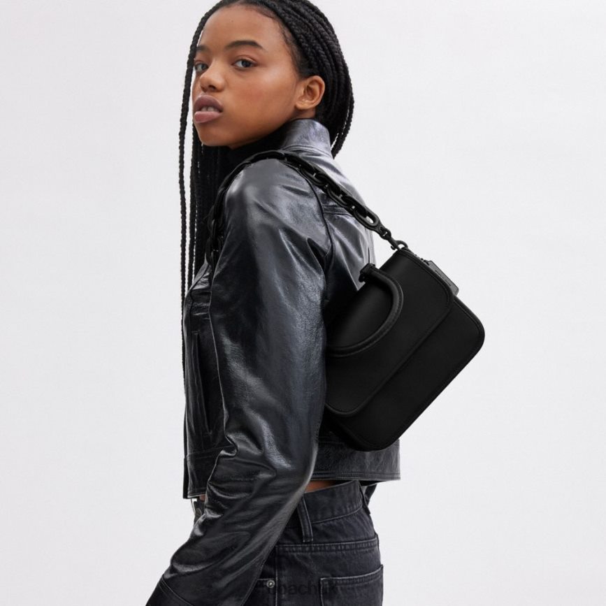 Coach Women ROGUE TOP HANDLE MW/BLACK D0DL4475