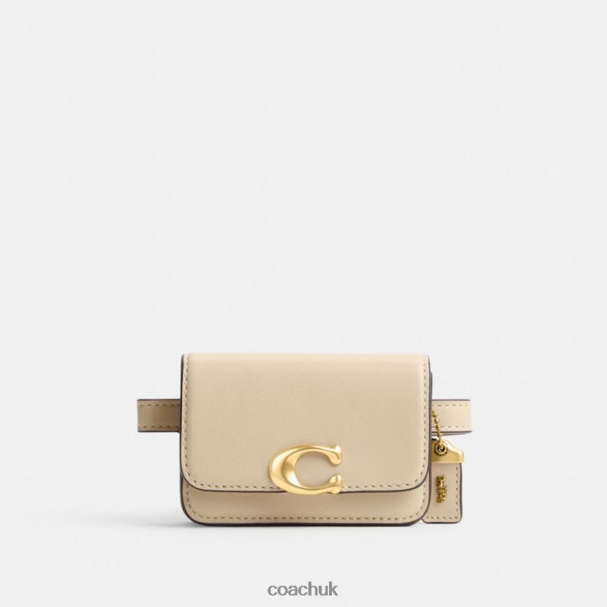 Coach Women BANDIT CARD CASE BELT BAG B4/IVORY D0DL44193