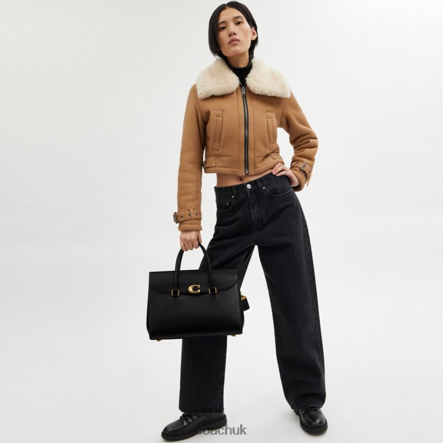 Coach Women BROOME CARRYALL 36 B4/BLACK D0DL44177