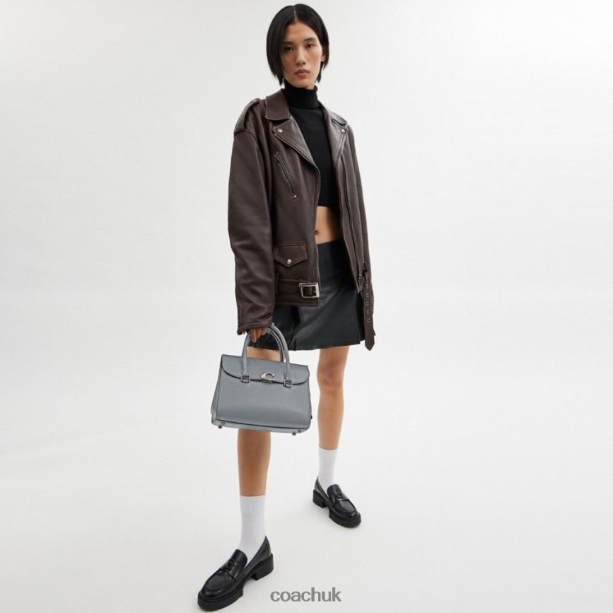 Coach Women BROOME CARRYALL LH/Grey Blue D0DL44179