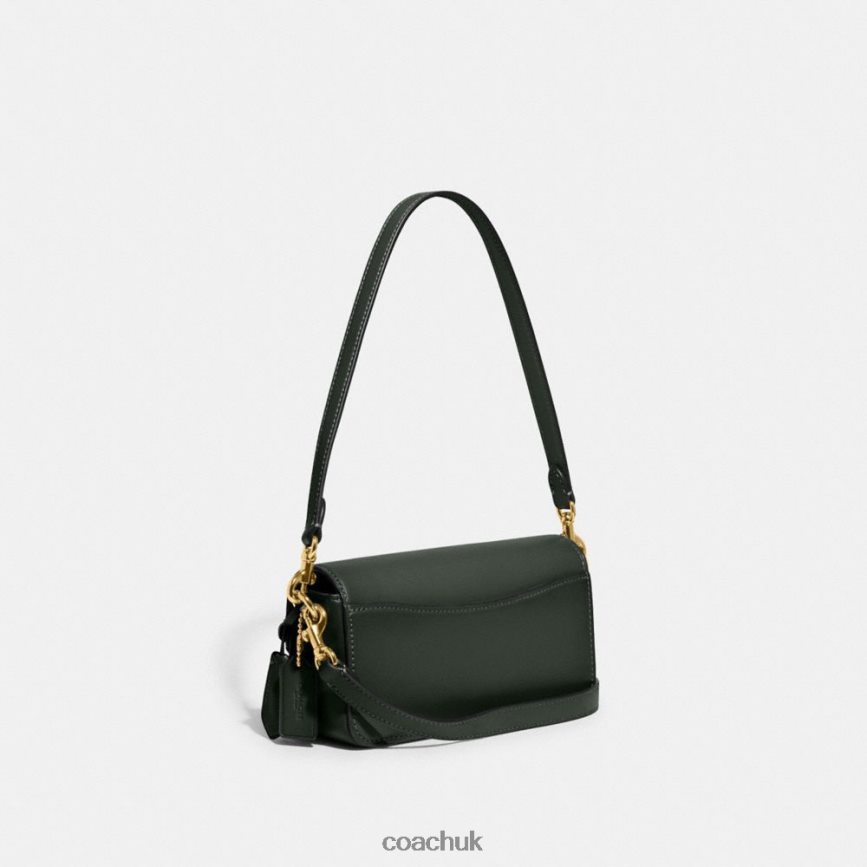 Coach Women STUDIO BAGUETTE BAG B4/Amazon Green D0DL44189