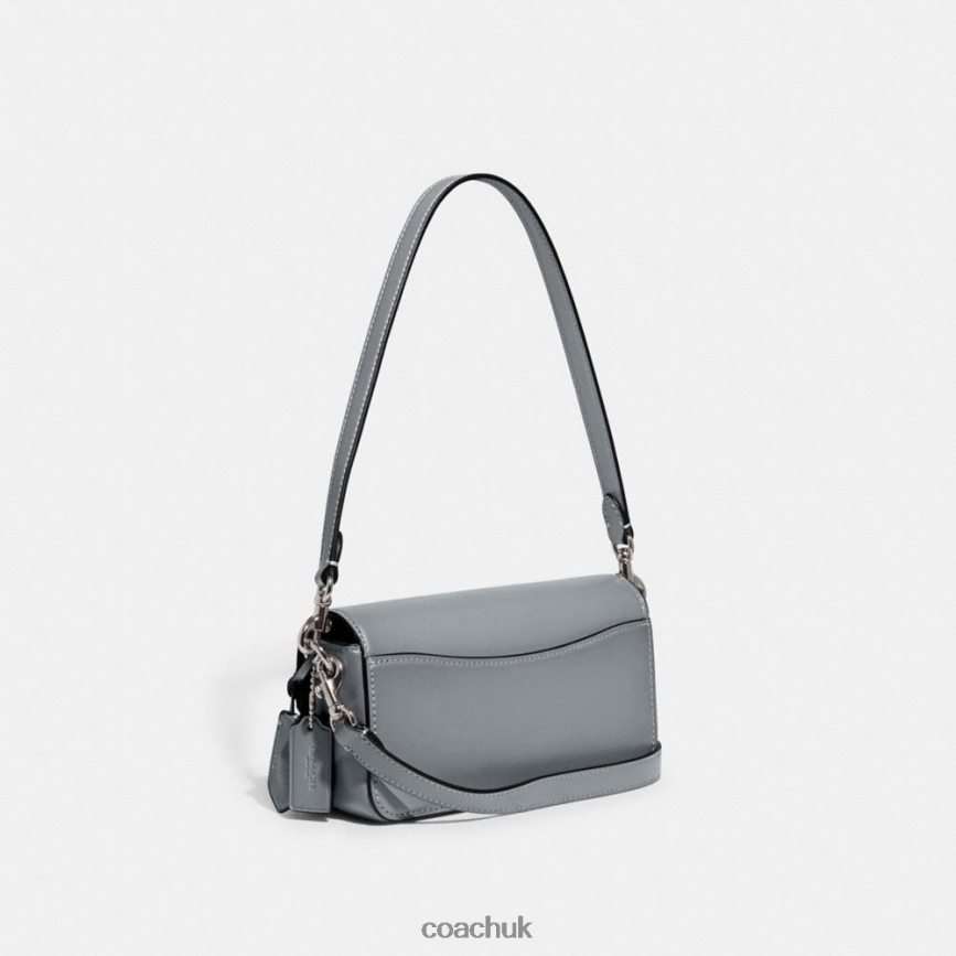 Coach Women STUDIO BAGUETTE BAG LH/Grey Blue D0DL44190