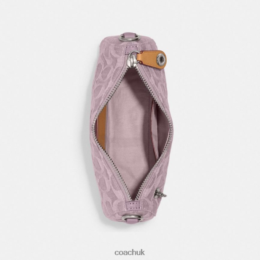 Coach Women SWINGER 20 IN SIGNATURE DENIM LH/Pale Purple D0DL44199