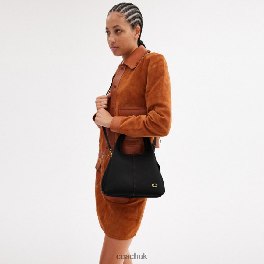 Coach Women LANA SHOULDER BAG 23 B4/BLACK D0DL44275