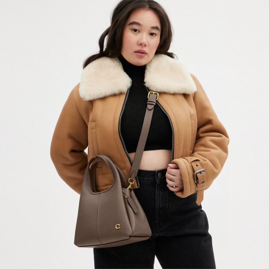 Coach Women LANA SHOULDER BAG 23 B4/DARK STONE D0DL44278