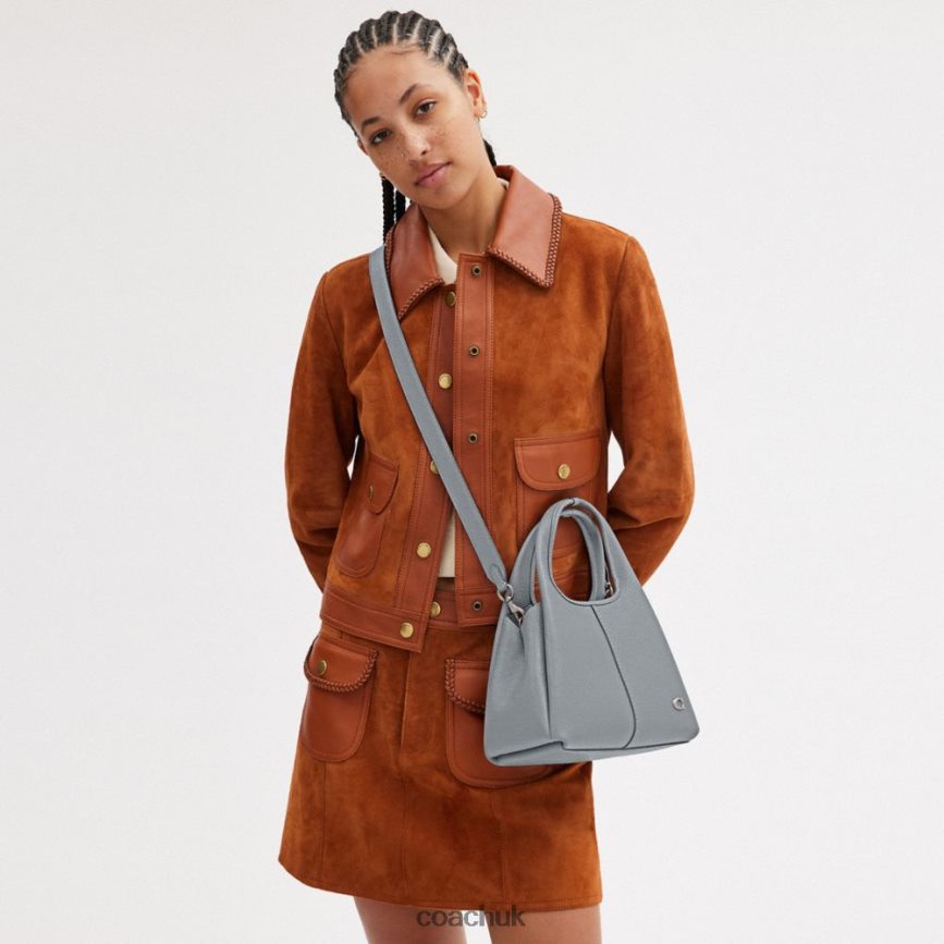 Coach Women LANA SHOULDER BAG 23 LH/Grey Blue D0DL44264