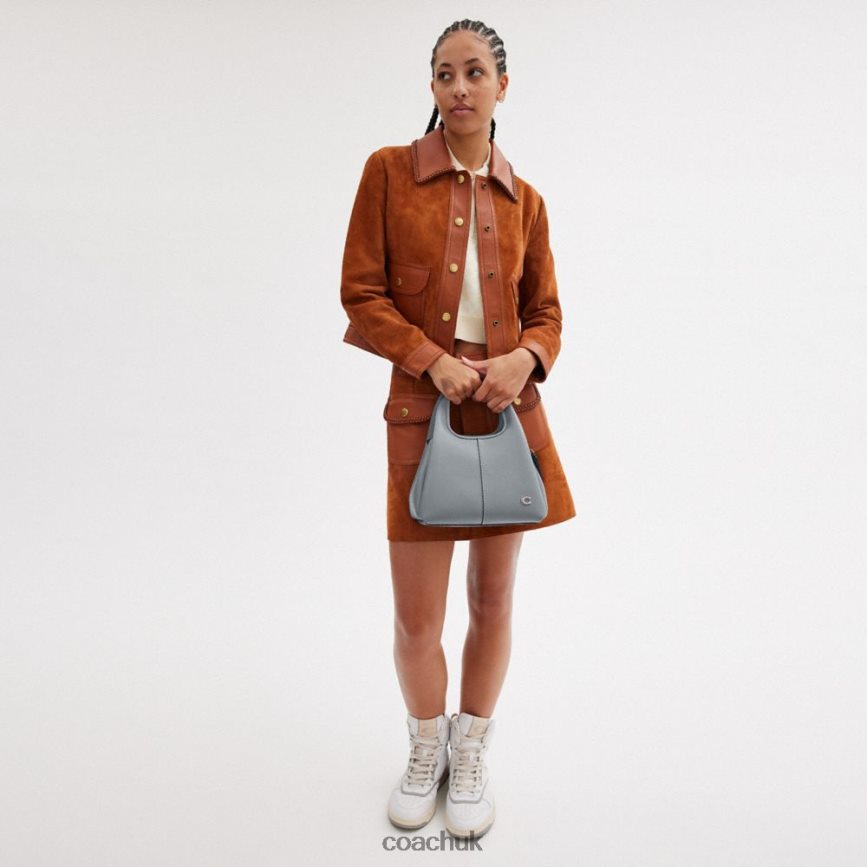 Coach Women LANA SHOULDER BAG 23 LH/Grey Blue D0DL44264