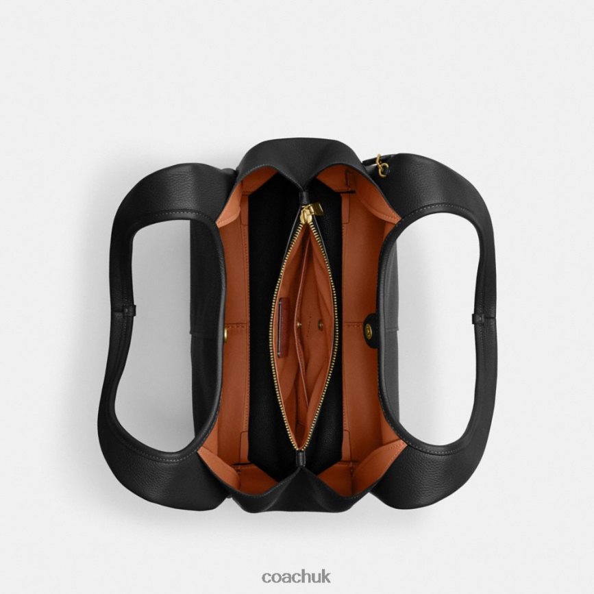 Coach Women LANA SHOULDER BAG B4/BLACK D0DL44281