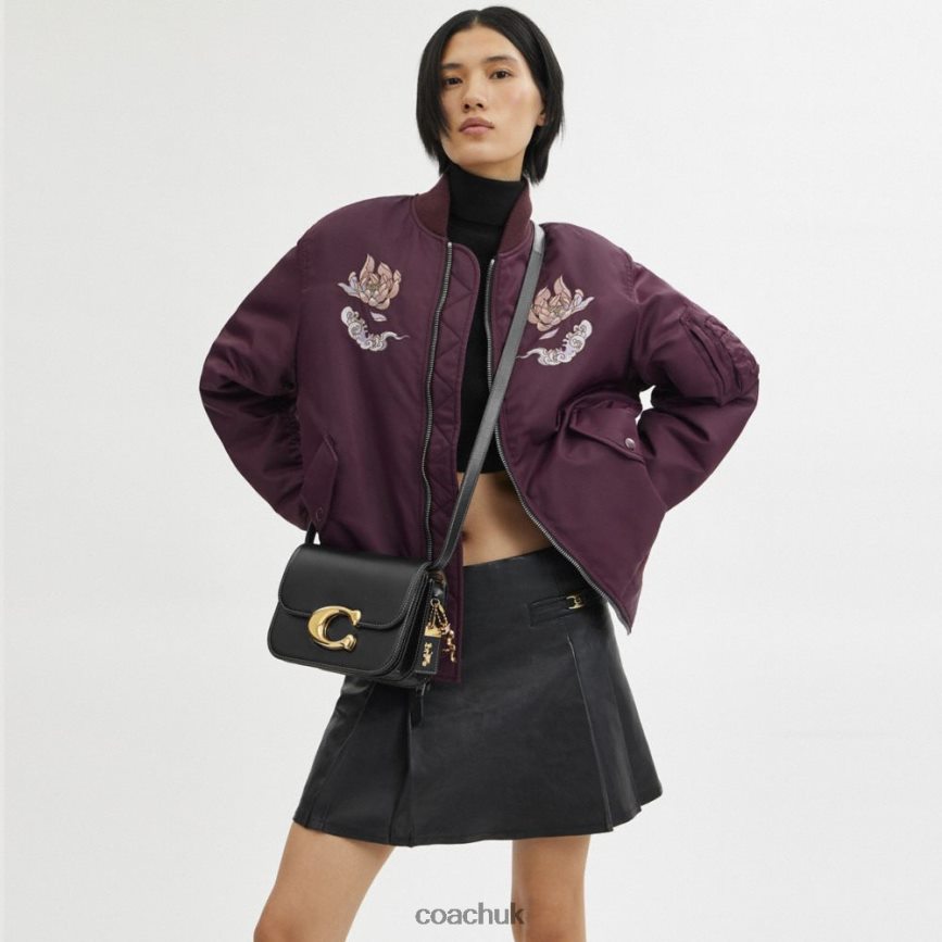 Coach Women NEW YEAR IDOL BAG WITH DRAGON RE/Black D0DL44255