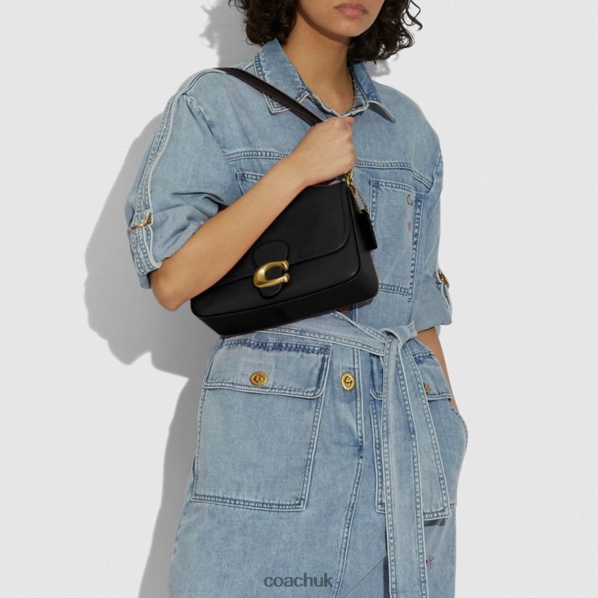 Coach Women SOFT TABBY SHOULDER BAG B4/BLACK D0DL44170