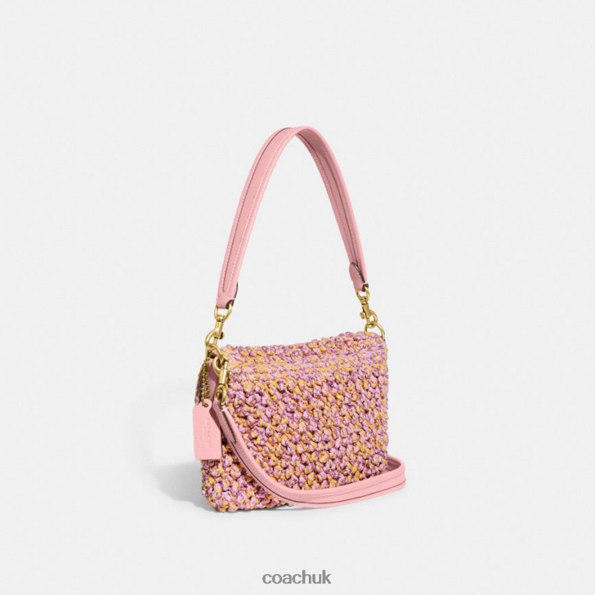Coach Women SOFT TABBY SHOULDER BAG B4/Pink/Orange D0DL44134